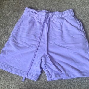 purple shorts